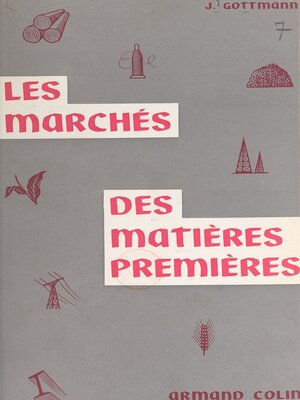 cover image of Les marchés des matières premières